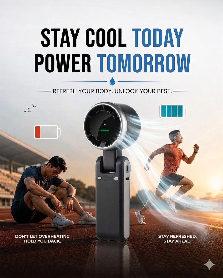 Handheld Portable Turbo Mini Fan