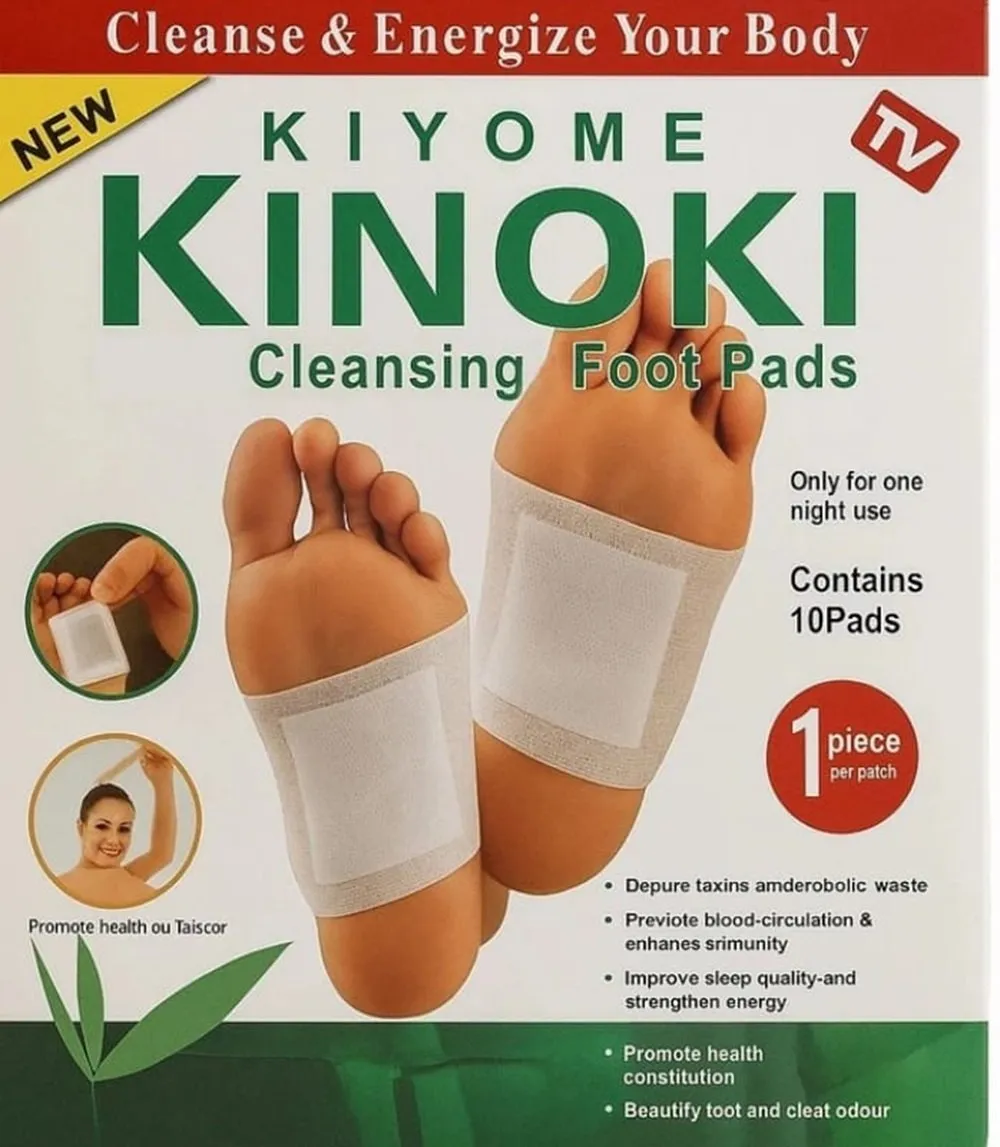 6 Packet Kinoki Detox Foot Pads (Authentic)
