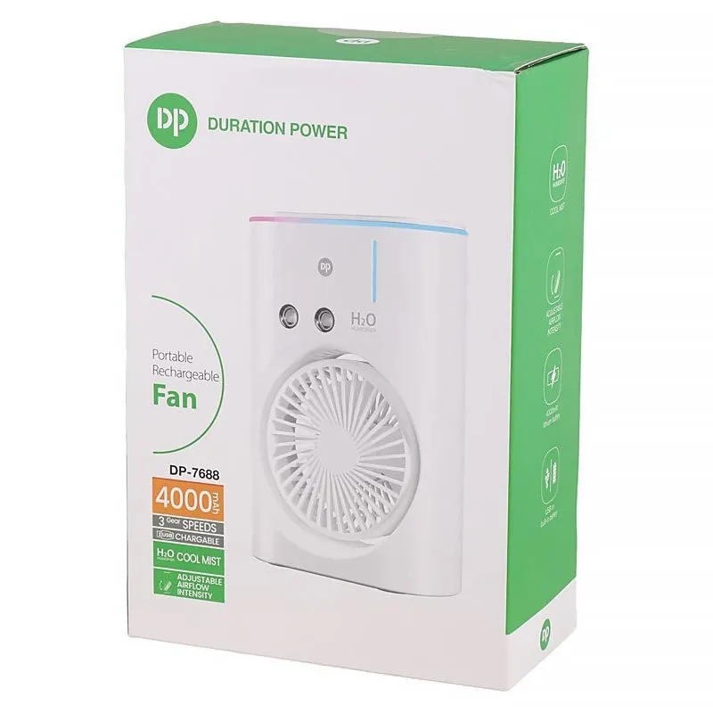 Rechargeable fan DP 7688 Rechargeable Air Cooler & Humidifier Cool. Refresh. Glow